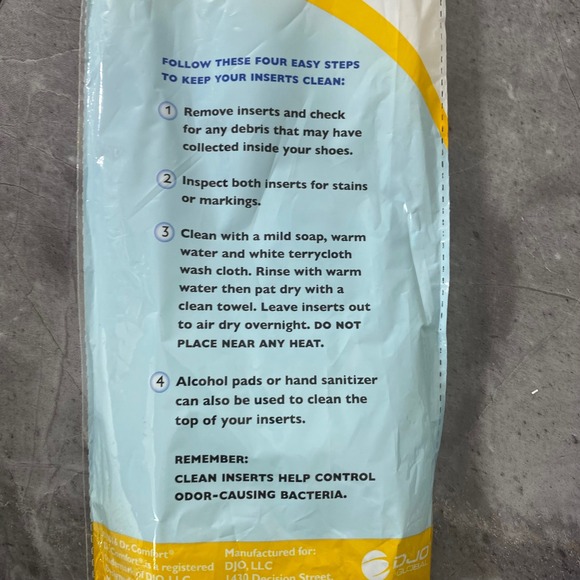 Dr Comfort Heat Moldable Inserts Multi Density Cloud Contour Tech Women 7 8.5 - Picture 6 of 12